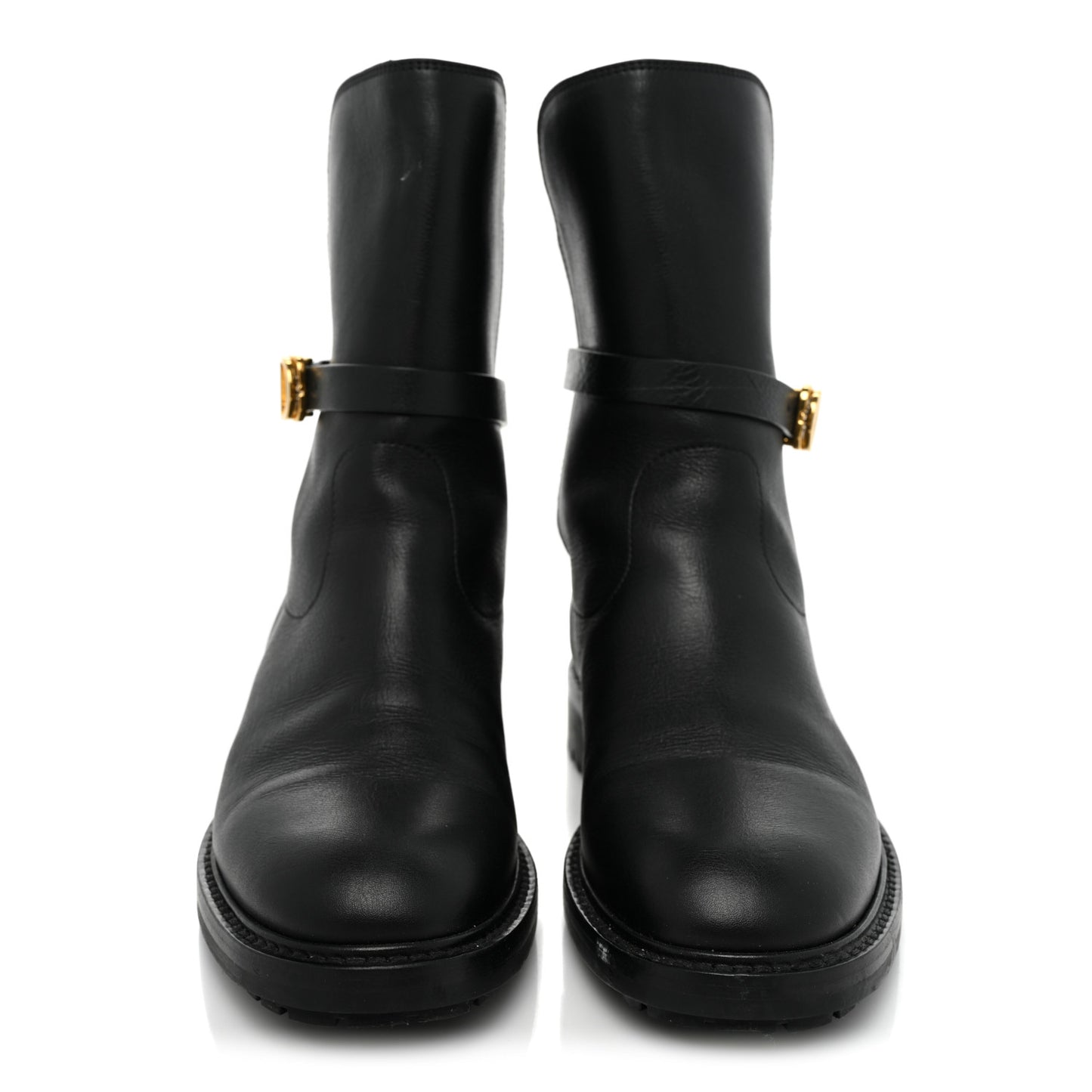 Calfskin Empreinte Ankle Boot 37.5 Black