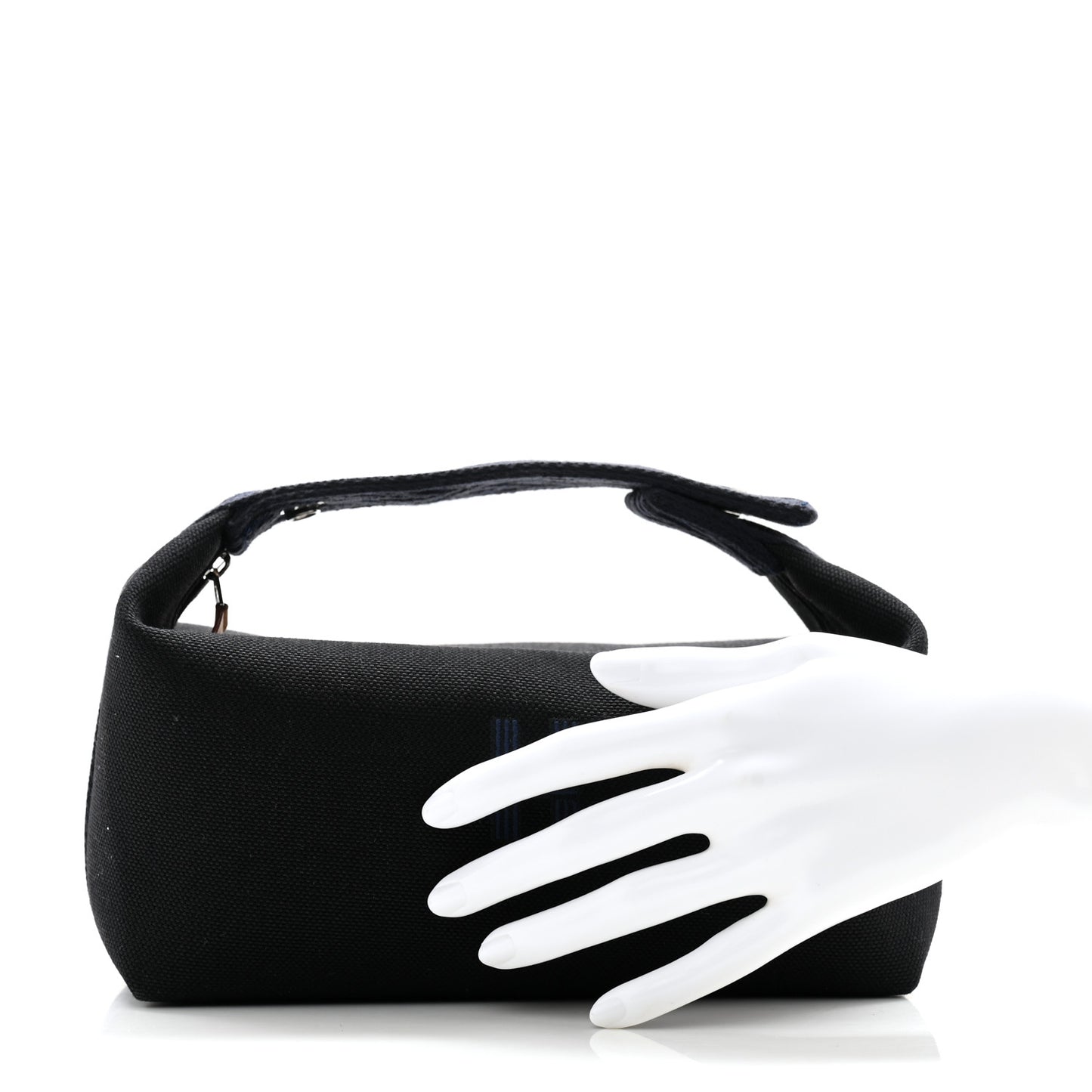 Canvas Small Bride-A-Brac Pouch Black Bleu Nuit