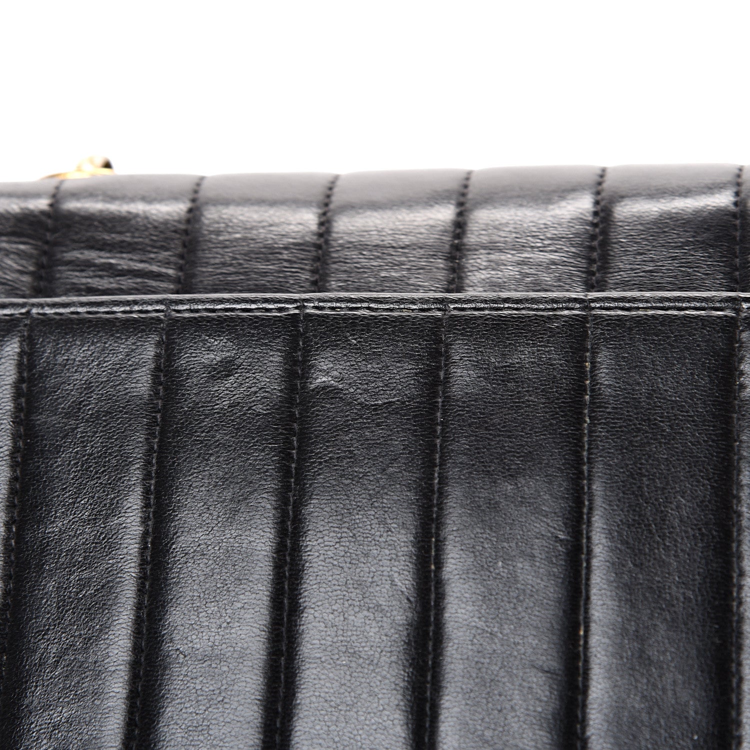 Chanel Lambskin Vertical Quilt Small Single Flap Black 16 of 20