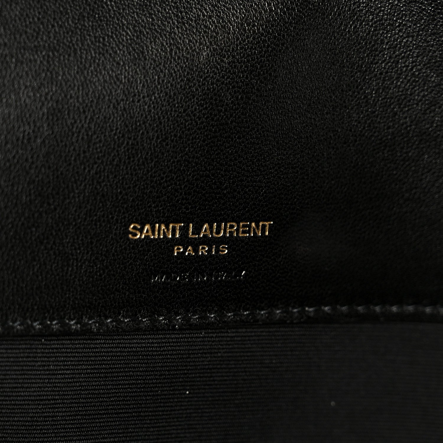 Saint Laurent Lambskin Chevron Quilted Large Loulou Black 7 of 15