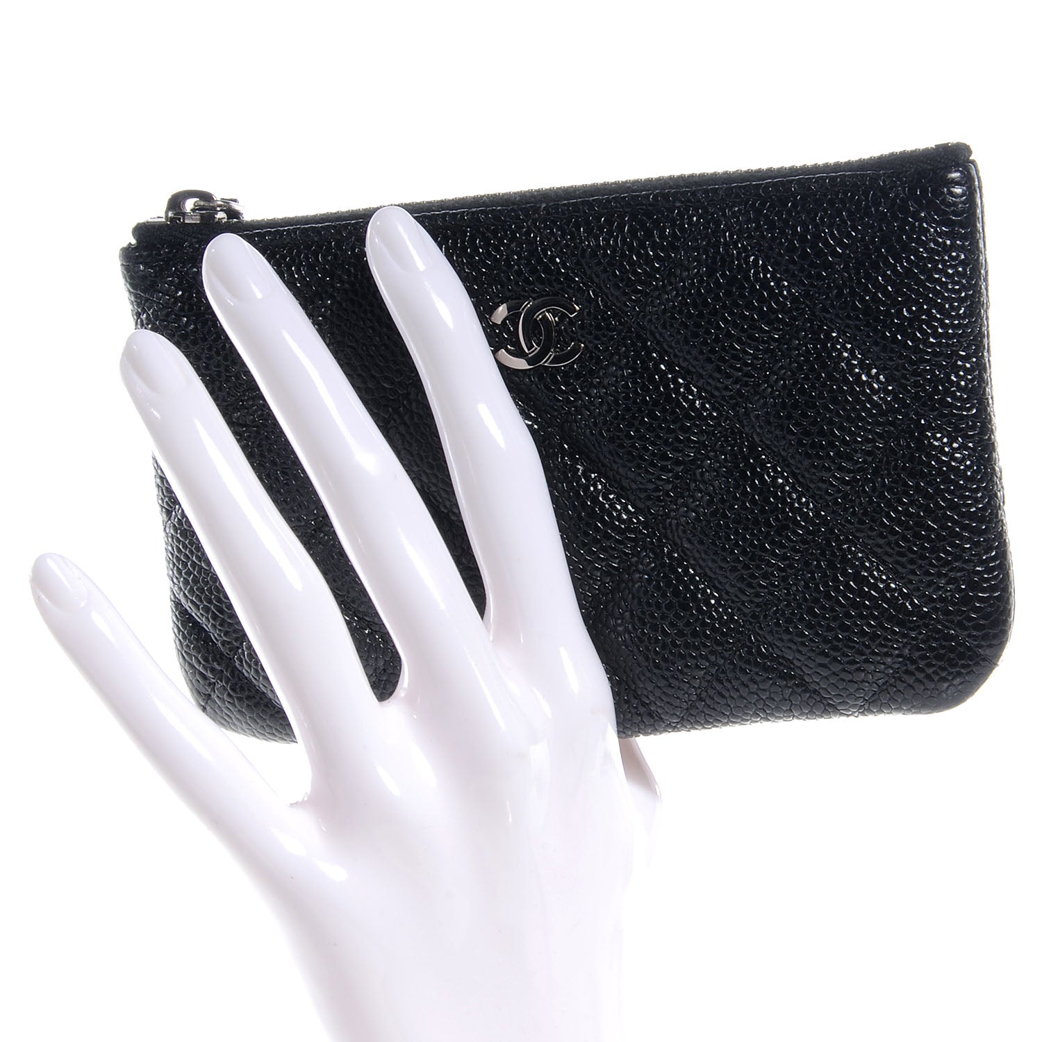 Chanel Caviar Key Holder Case Black 2 of 8