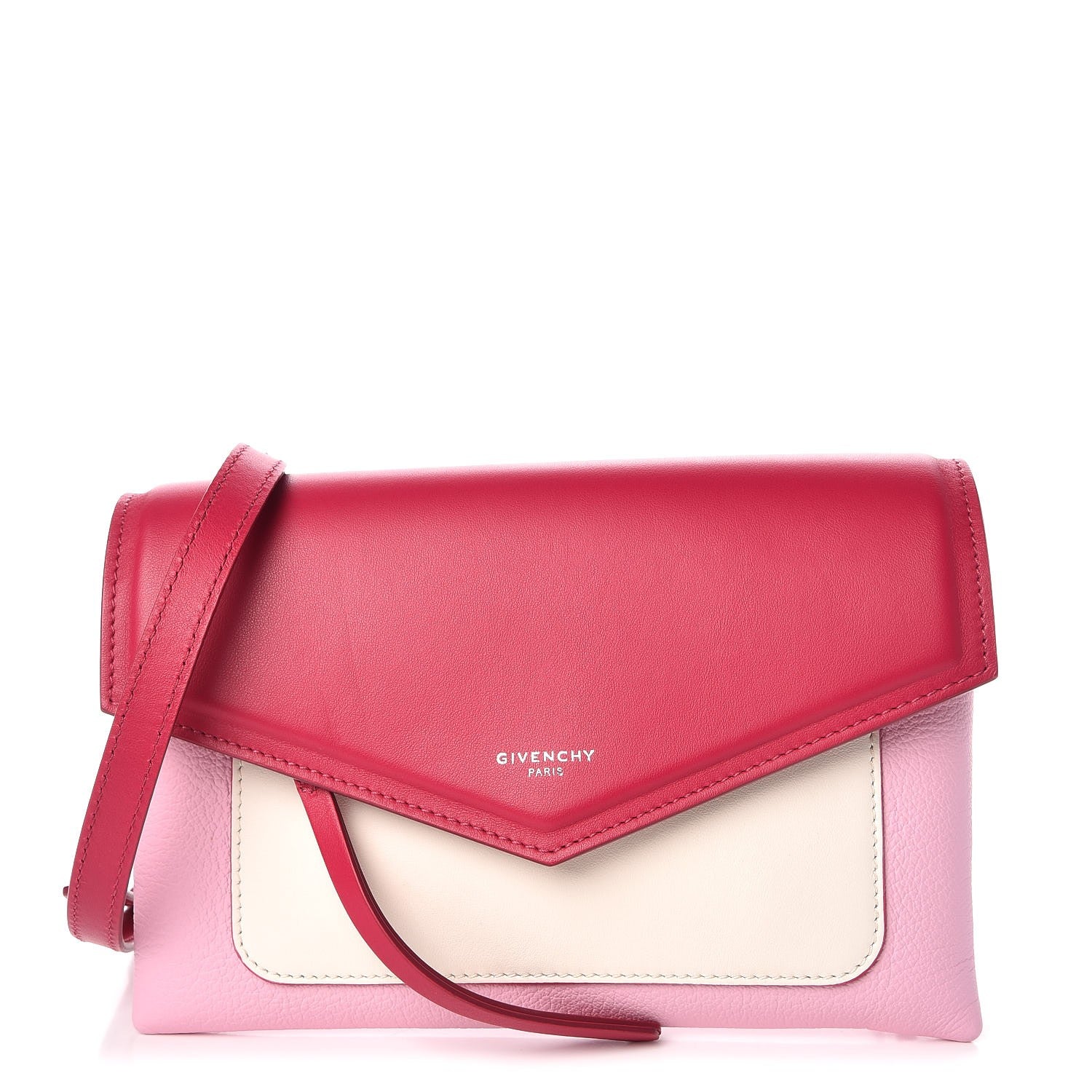 Givenchy Calfskin Duetto Crossbody Bag Bright Pink 1 of 8