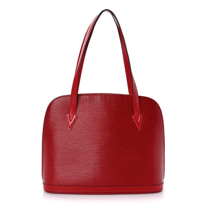Louis Vuitton Epi Lussac Castillan Red 1 of 8