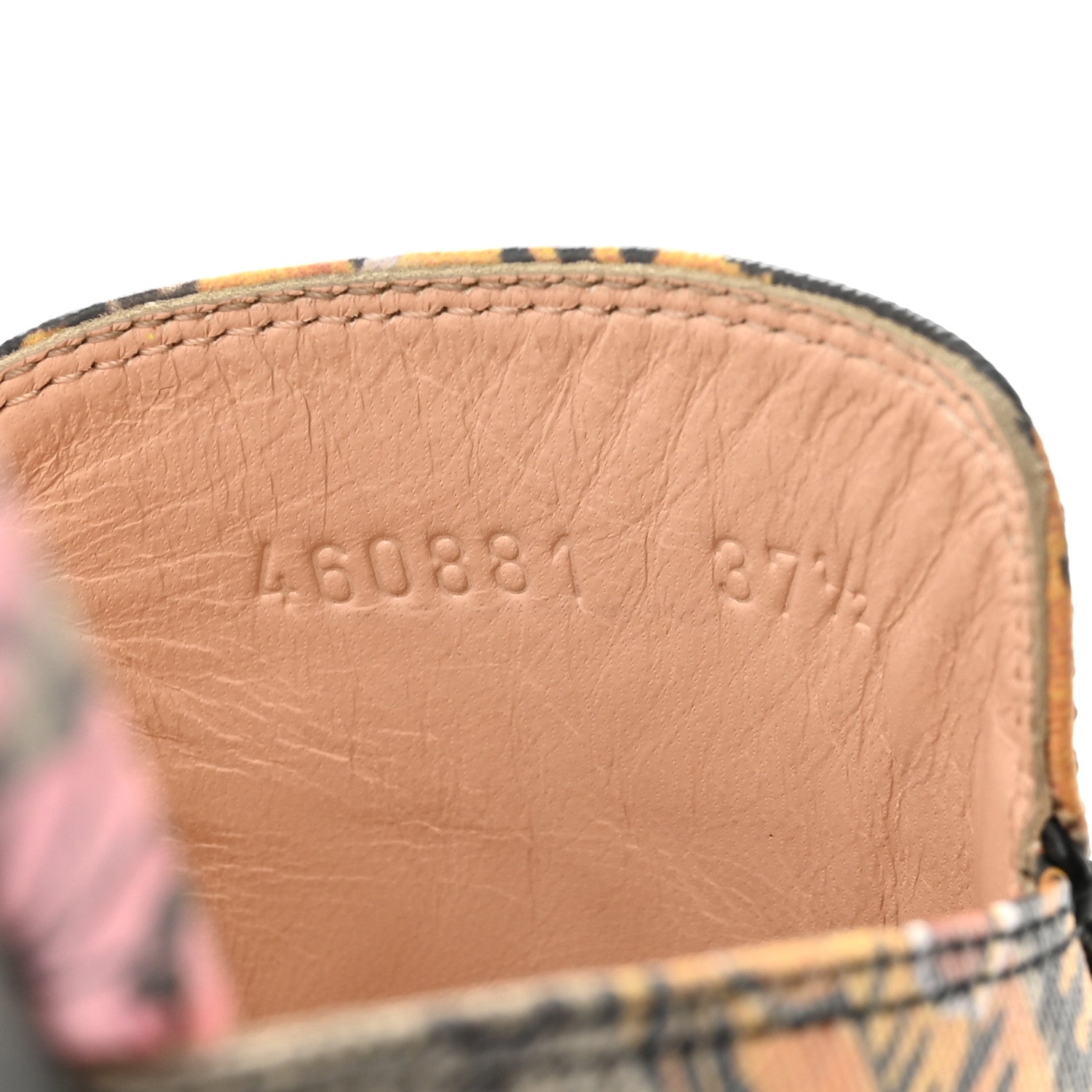 Gucci GG Supreme Monogram Bengal Womens Princetown Slippers 37.5 Beige Crop Pink 9 of 9