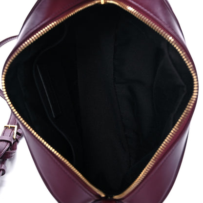 Saint Laurent Calfskin Matelasse Monogram Lou Camera Bag Dark Legion Red 5 of 11