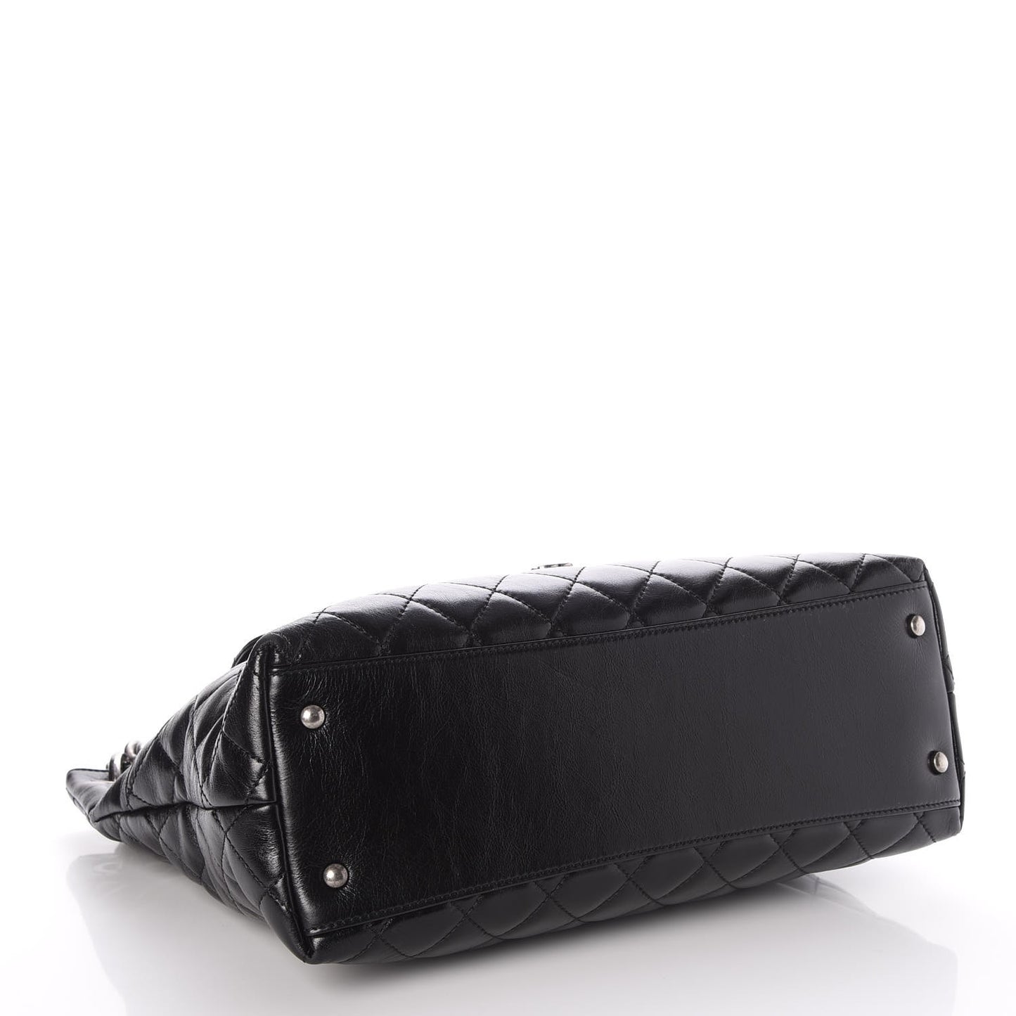 Aged Calfskin Quilted Mad About Quilting Hobo Black