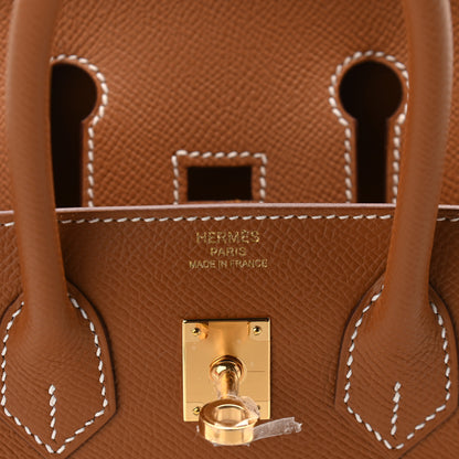 Hermes Epsom Birkin Sellier 25 Gold 6 of 11