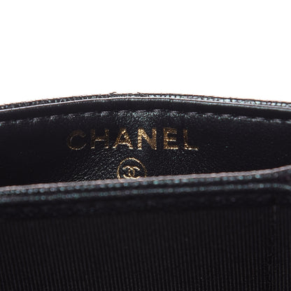 Chanel Iridescent Caviar Quilted Gusseted Card Holder Black 6 of 9