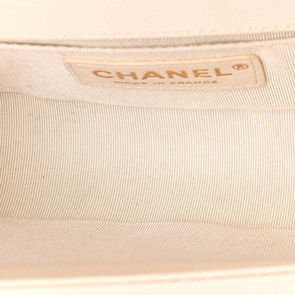 Chanel Caviar Quilted Small Boy Flap White 5 of 11