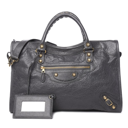 Balenciaga Agneau Giant 12 Gold Hardware City Gris Tarmac 1 of 15