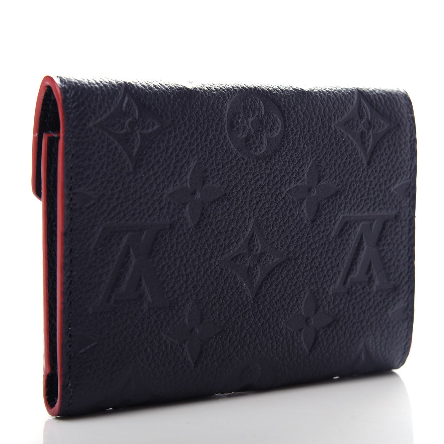 Empreinte Victorine Wallet Marine Rouge