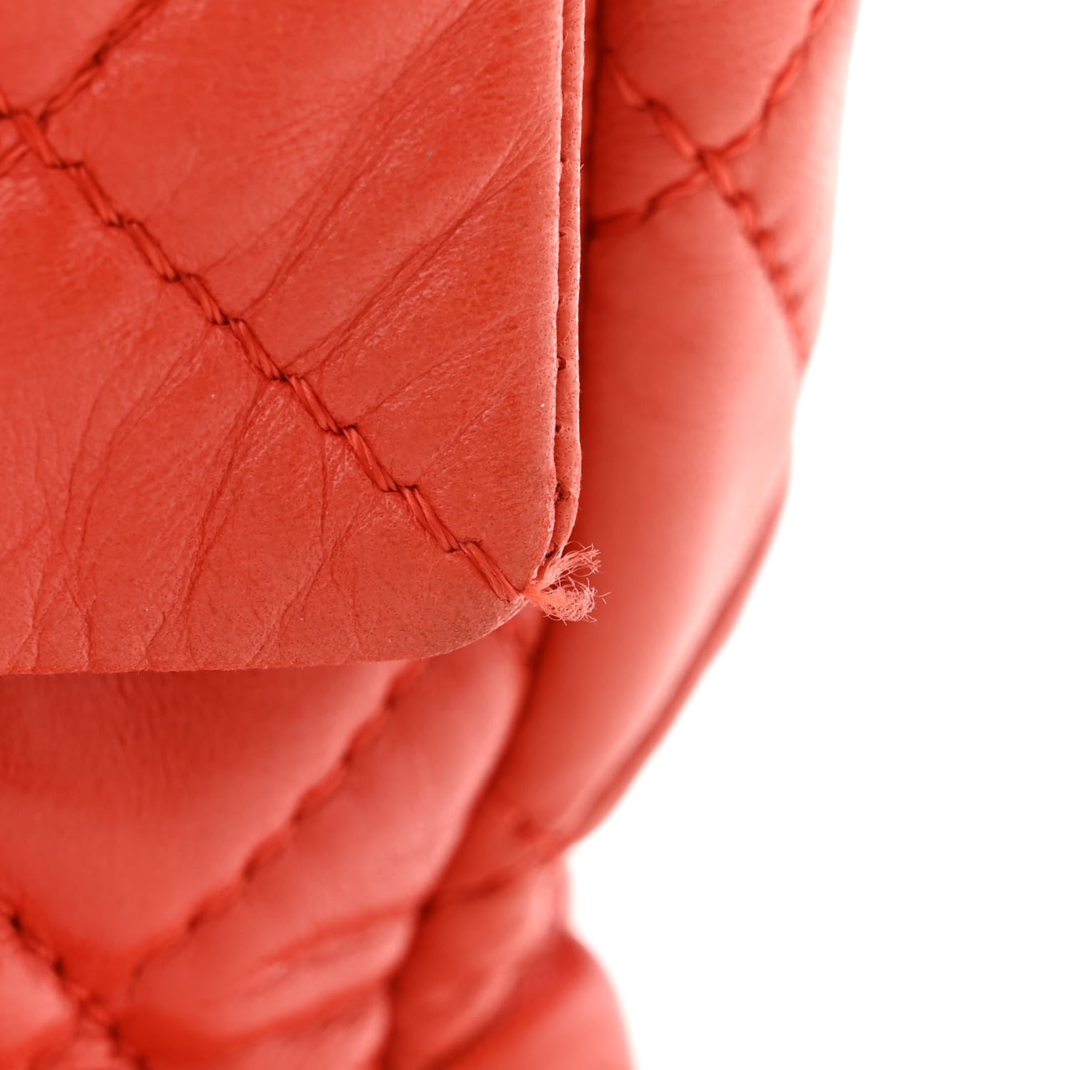 Chanel Lambskin Quilted XL Maxi Single Flap Red 15 of 15