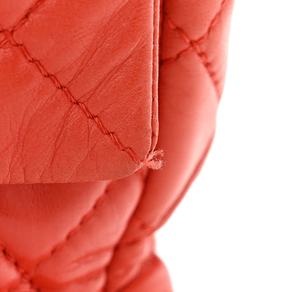 Chanel Lambskin Quilted XL Maxi Single Flap Red 15 of 15