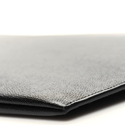 Saint Laurent Grain De Poudre Zipped Tablet Holder Black 10 of 10