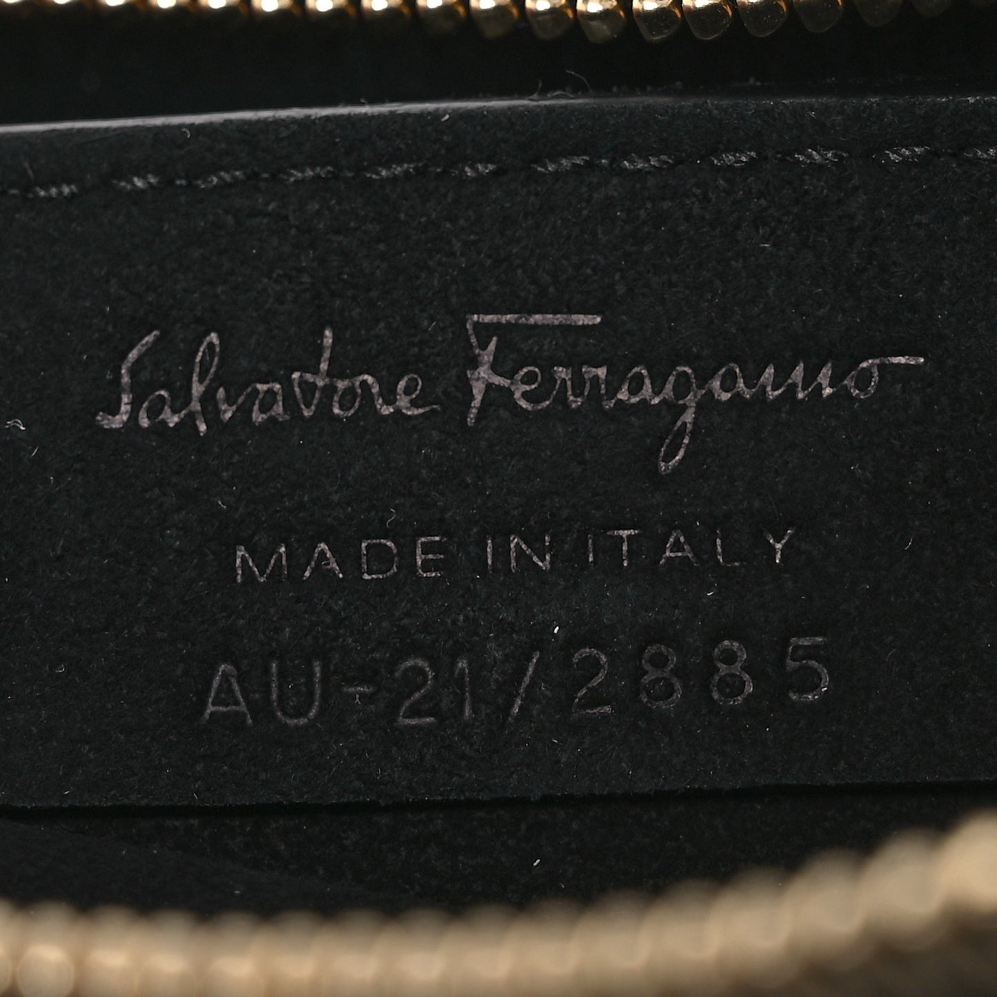 Calfskin Maxi Gancio Shoulder Bag Black