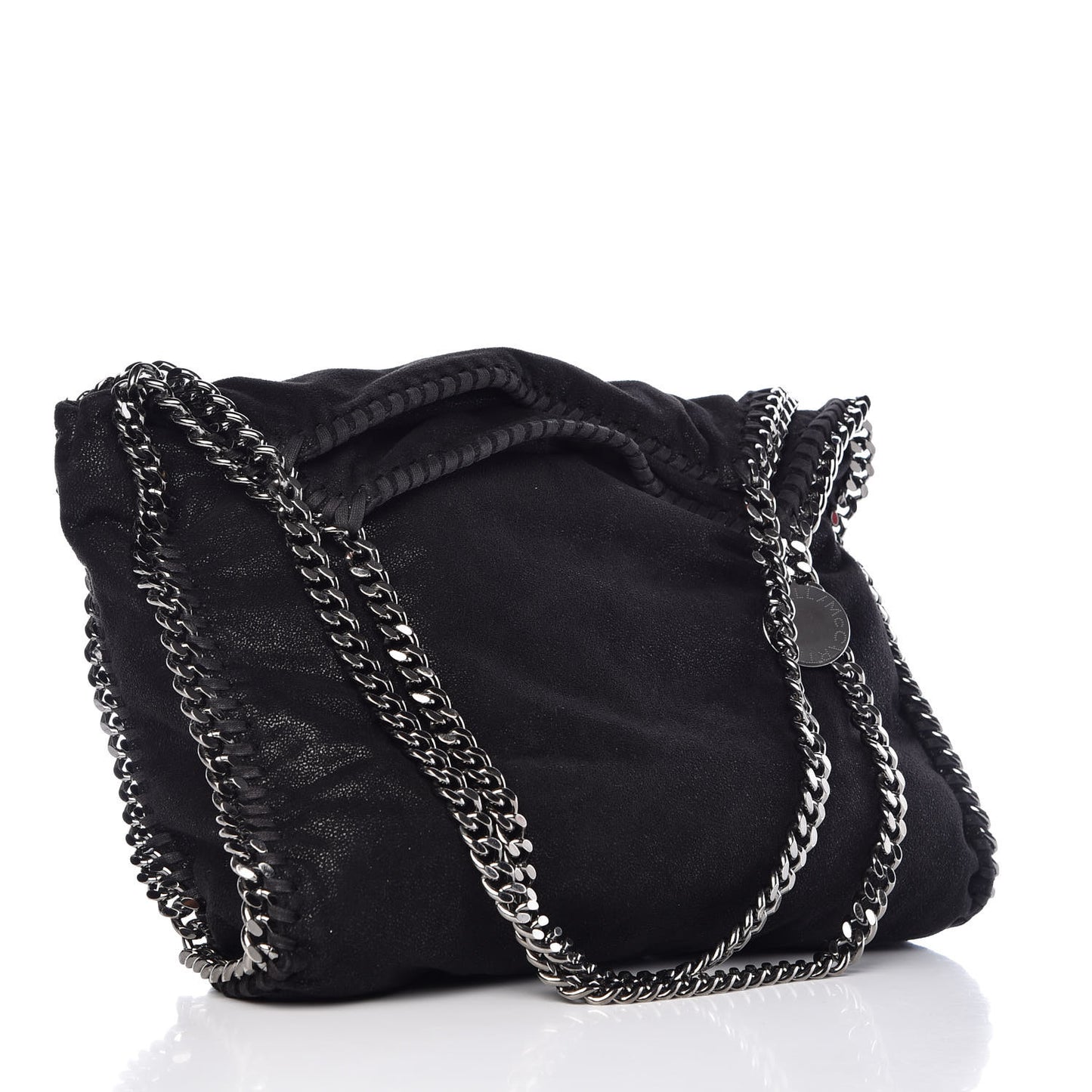 Shaggy Deer Small Falabella Tote Black