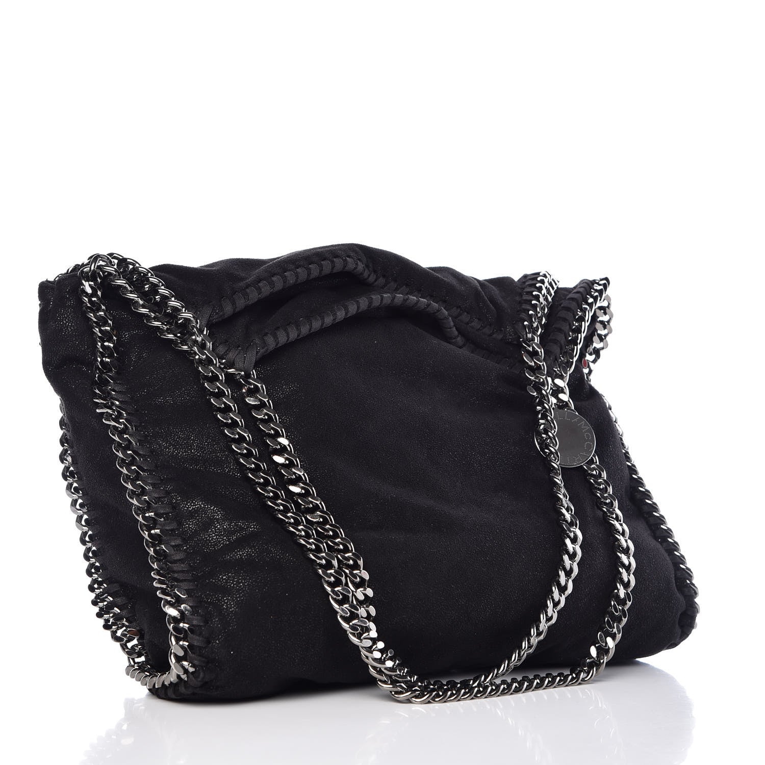 Stella McCartney Shaggy Deer Small Falabella Tote Black 3 of 7