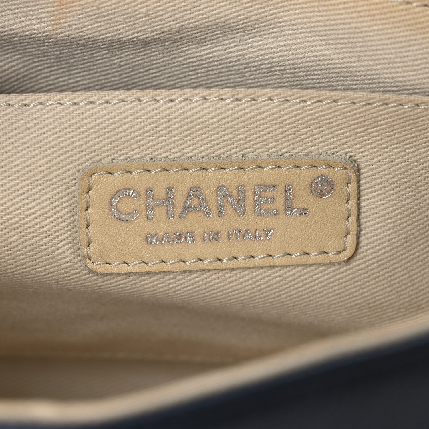 Chanel Caviar Medium Timeless CC Flap Navy Blue 6 of 10