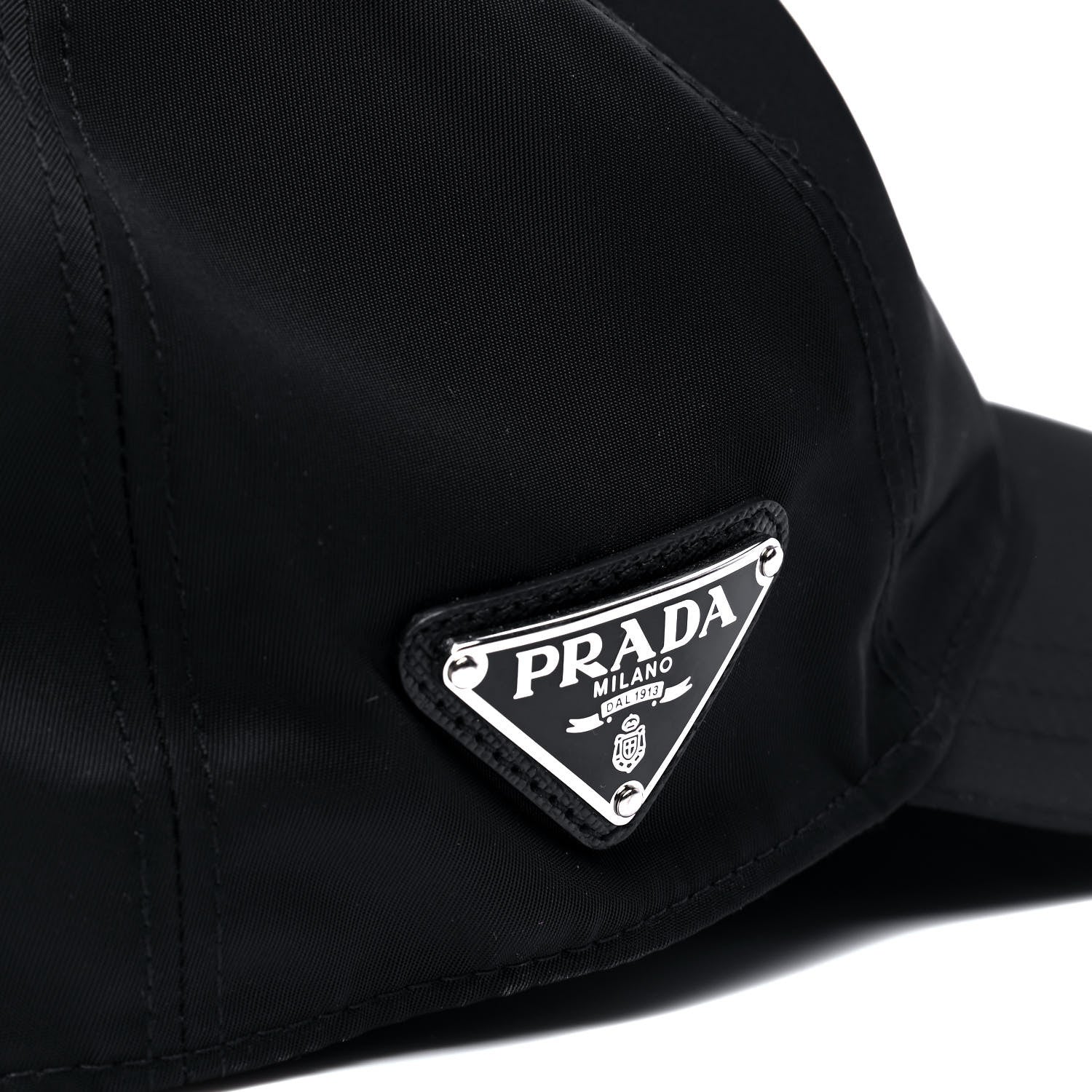 Prada Re-Nylon Mens Baseball Cap L Black 6 of 7