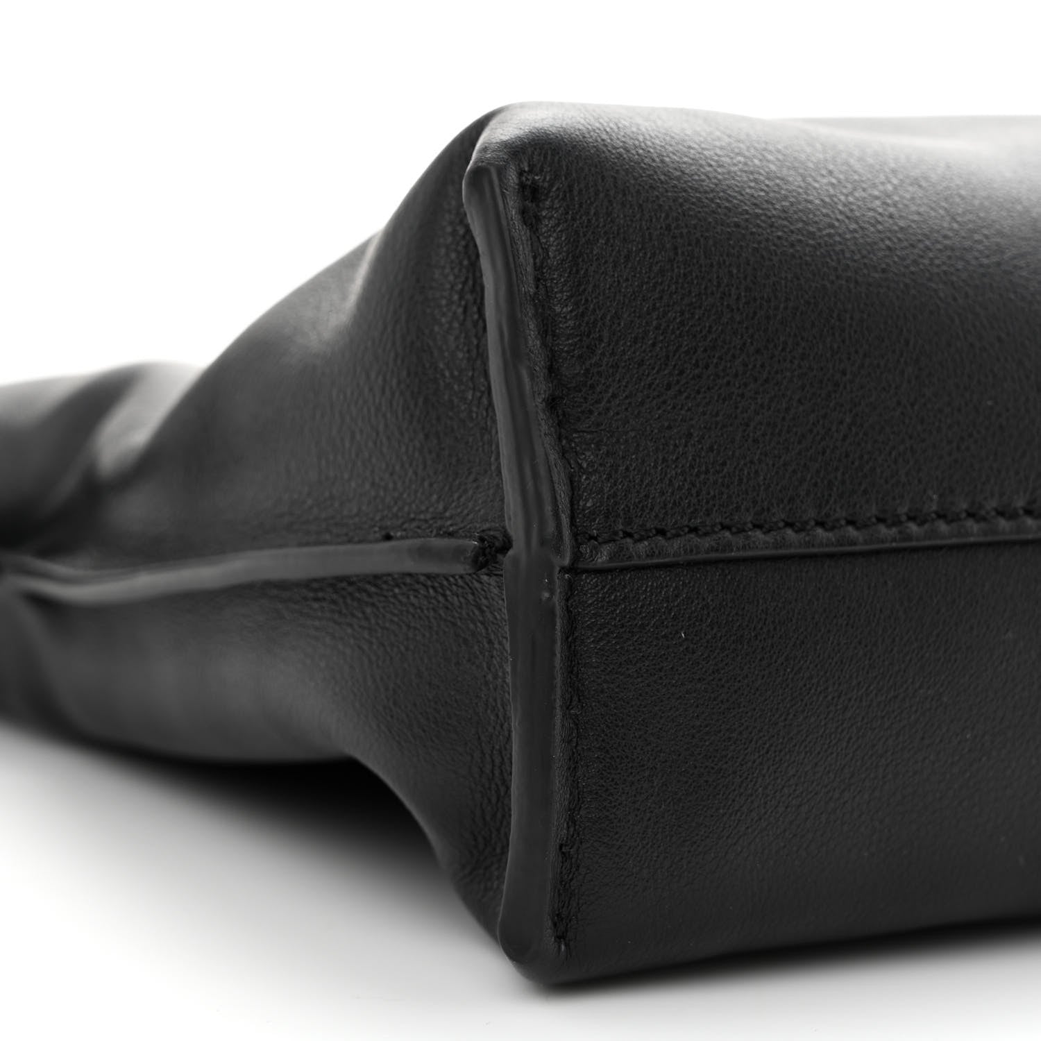 Loewe Calfskin Mini Flamenco Knot Clutch Black 9 of 10