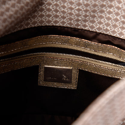 Fendi Metallic Zucchino Baguette Silver 6 of 9