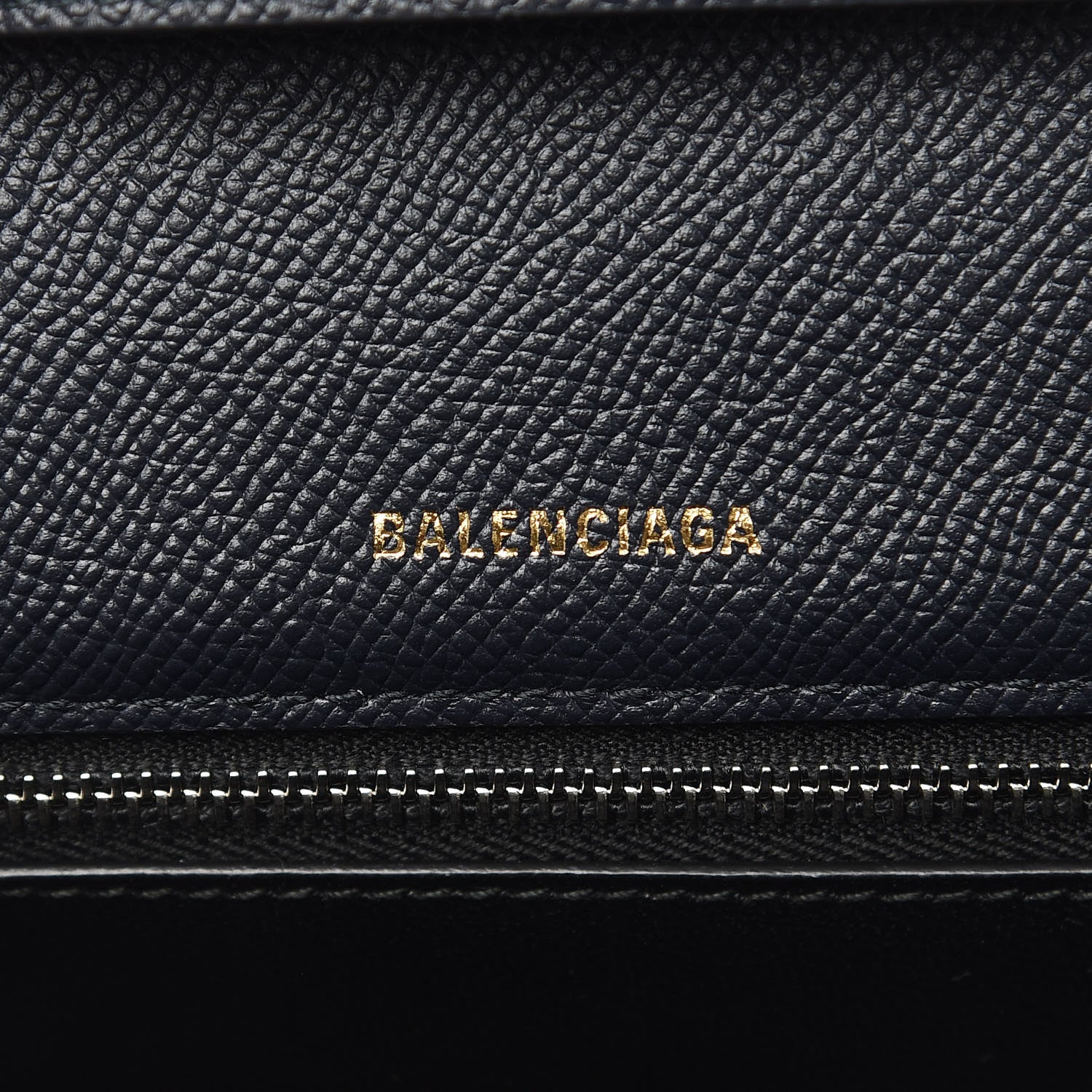 Balenciaga Signature Grained Calfskin Logo S Ville Day Bag Bleu Tempete Jaune 6 of 9