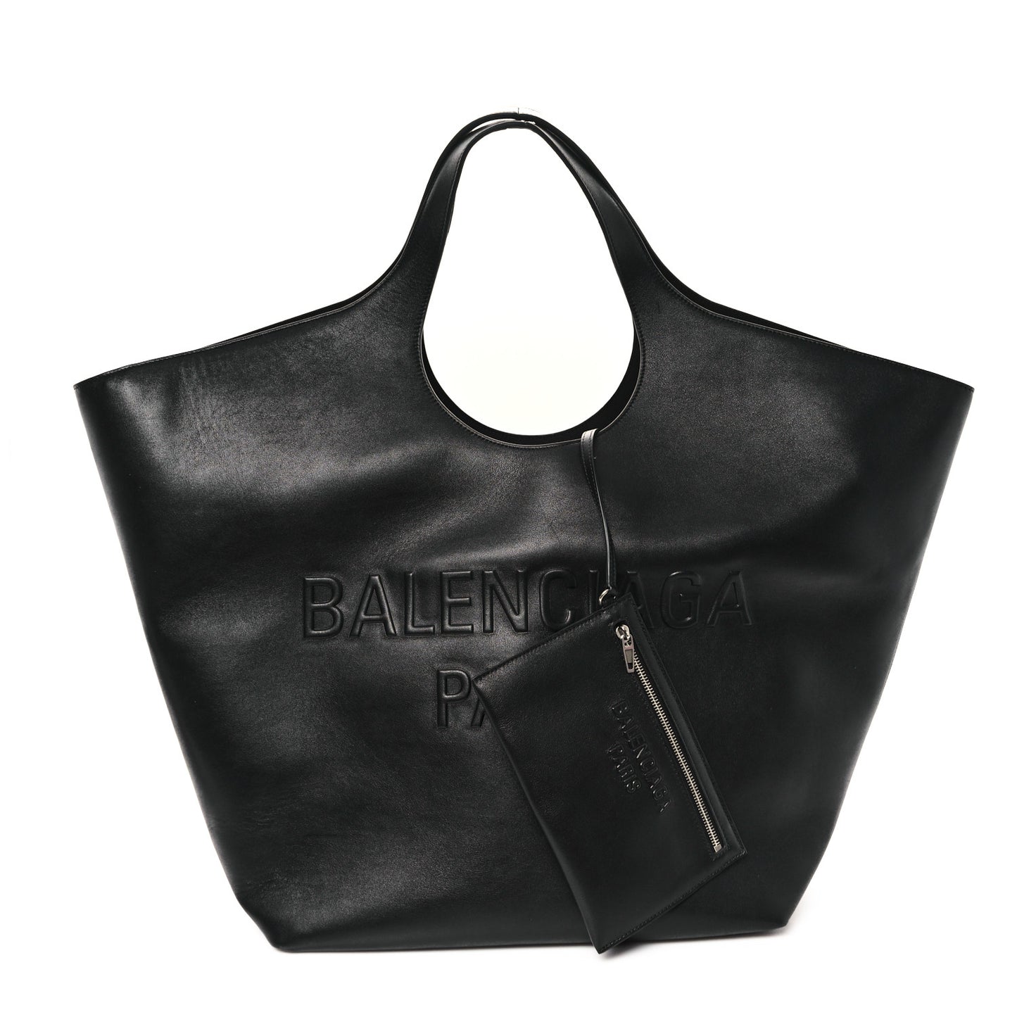 Smooth Calfskin Large Mary Kate Tote Black