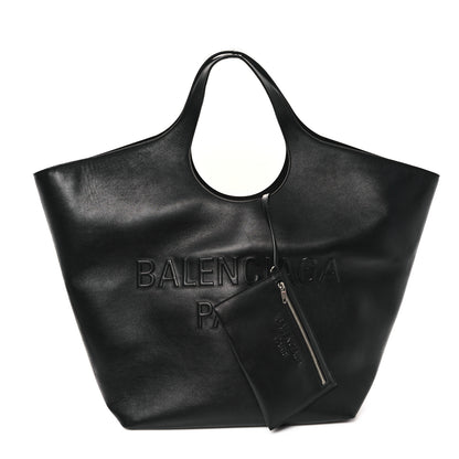 Balenciaga Smooth Calfskin Large Mary Kate Tote Black 2 of 10