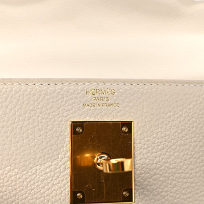 Hermes Togo Kelly Retourne 28 Craie 7 of 12