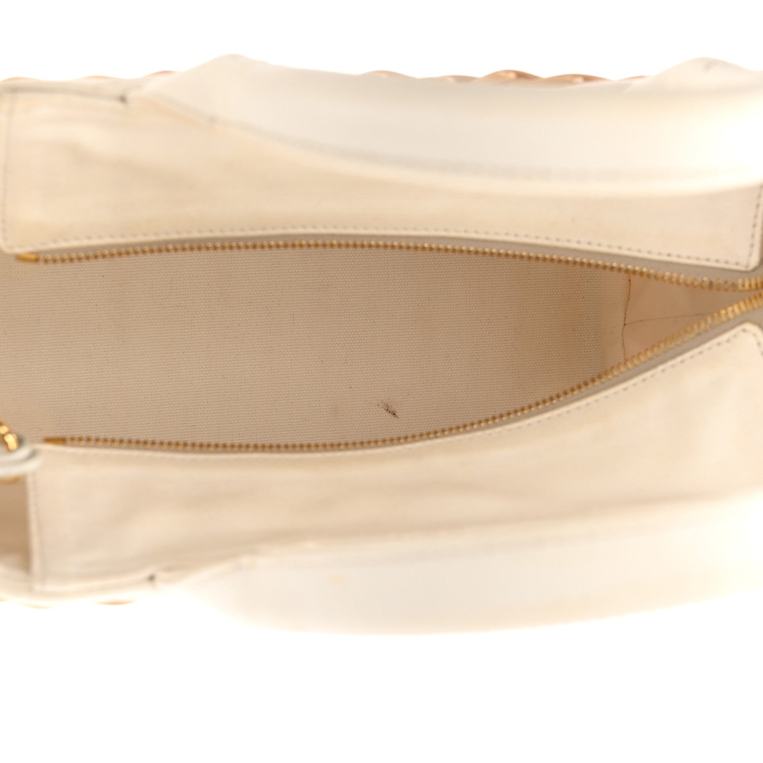 Prada Wicker Canvas Tote Naturale White 7 of 12