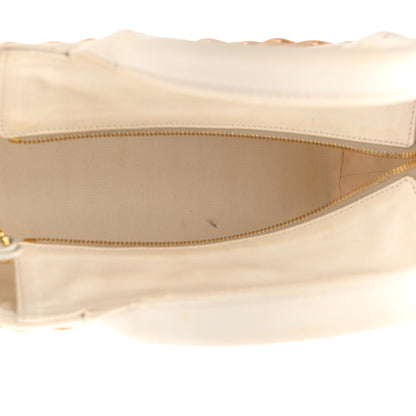 Prada Wicker Canvas Tote Naturale White 7 of 12