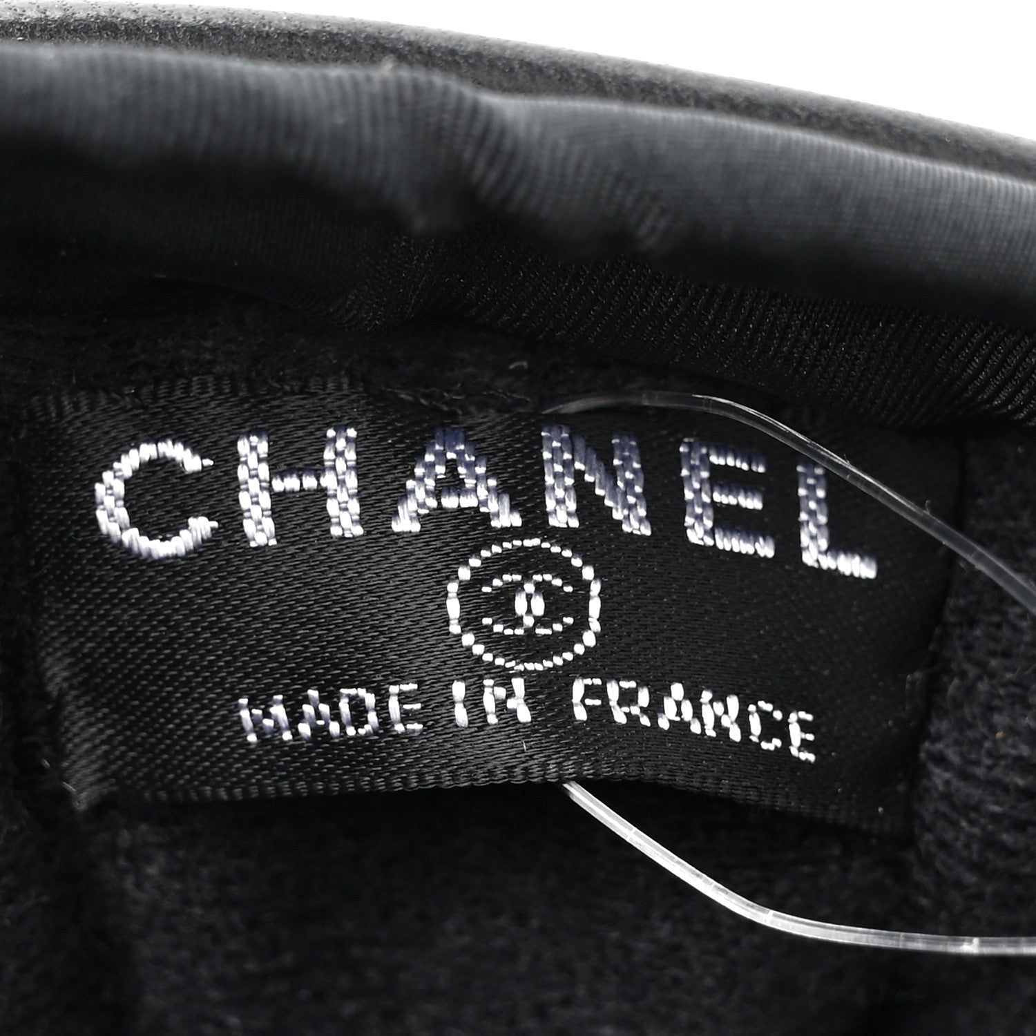 Chanel Lambskin Nylon CC Mittens M Black 3 of 4