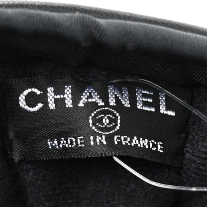 Chanel Lambskin Nylon CC Mittens M Black 3 of 4