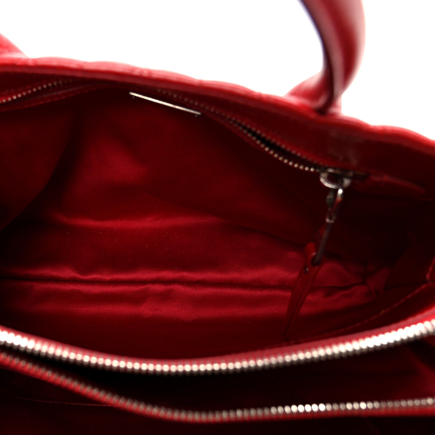 Miu Miu Nappa Matelasse Tote Fuoco 6 of 12