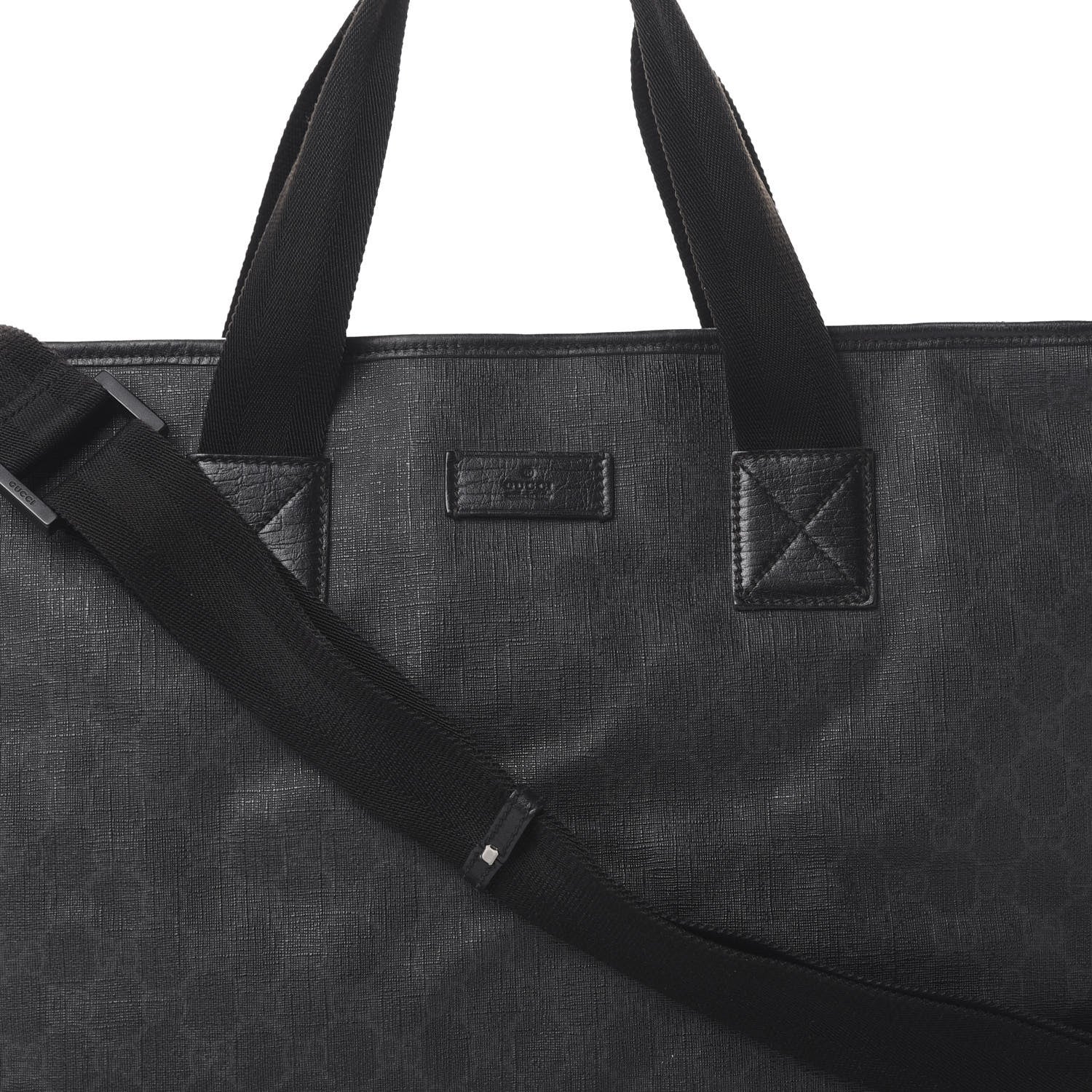 Gucci GG Plus Monogram Travel Bag Black 7 of 15
