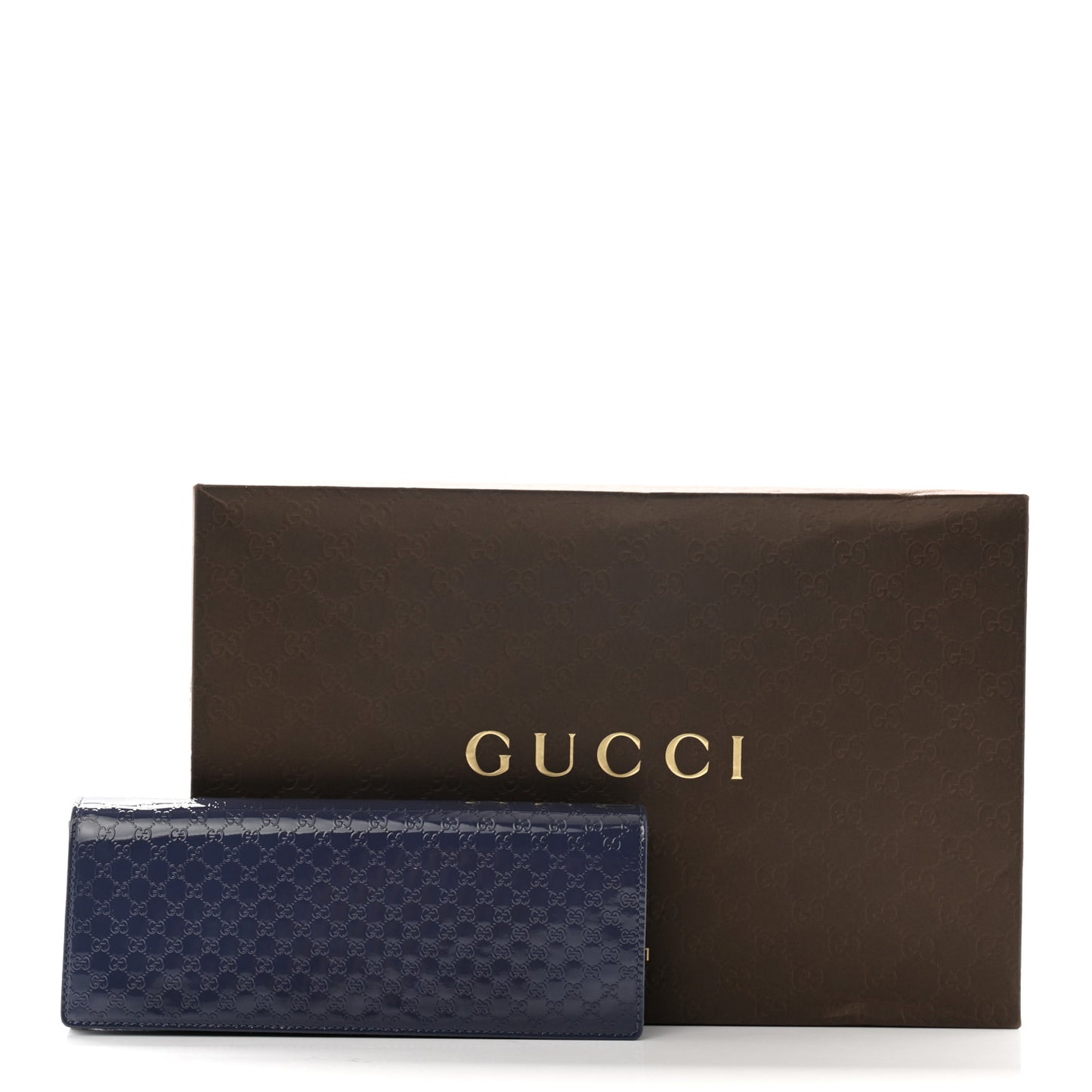 Patent Microguccissima Small Broadway Clutch Argyle Lavender