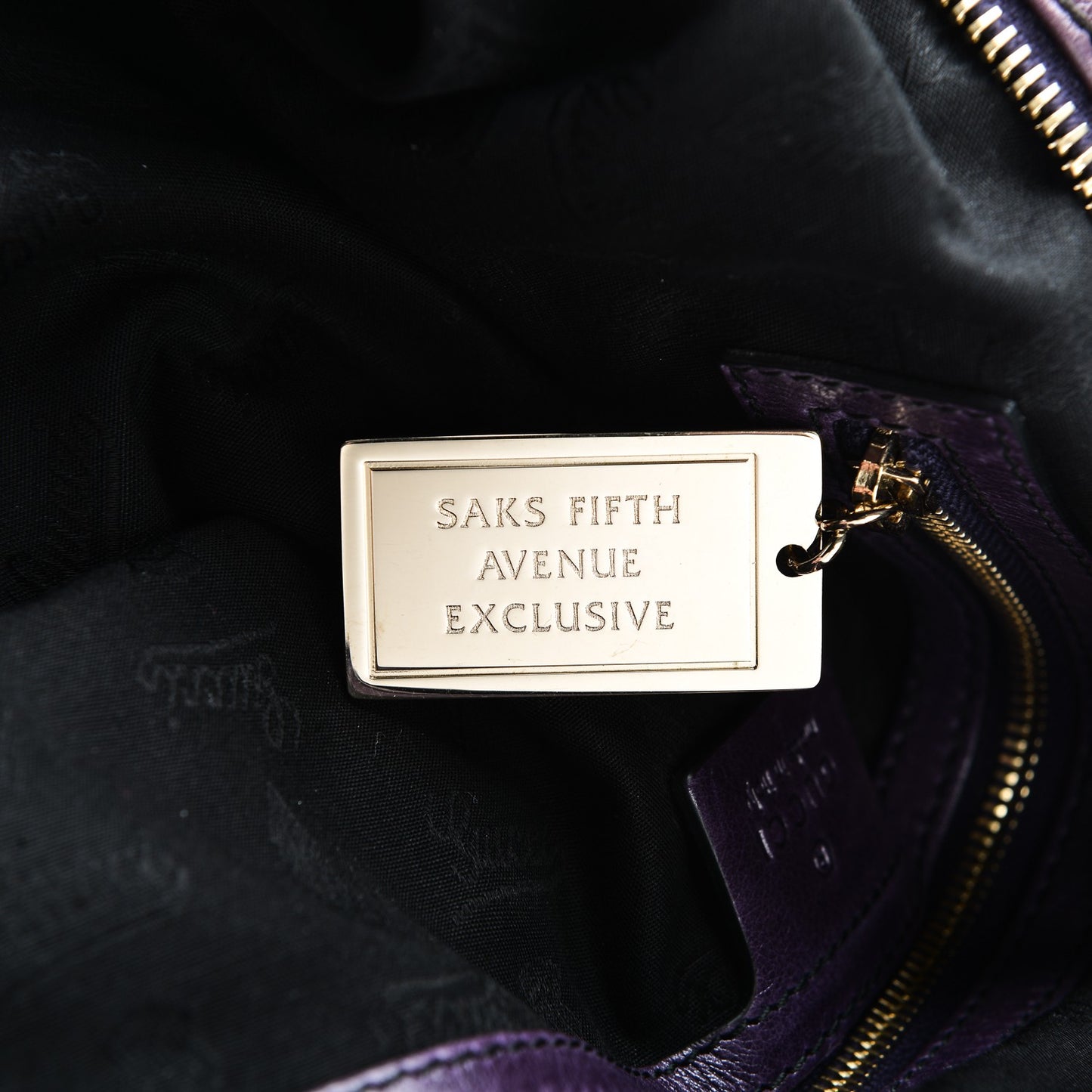 Calfskin Bamboo Beads Top Handle Bag Purple