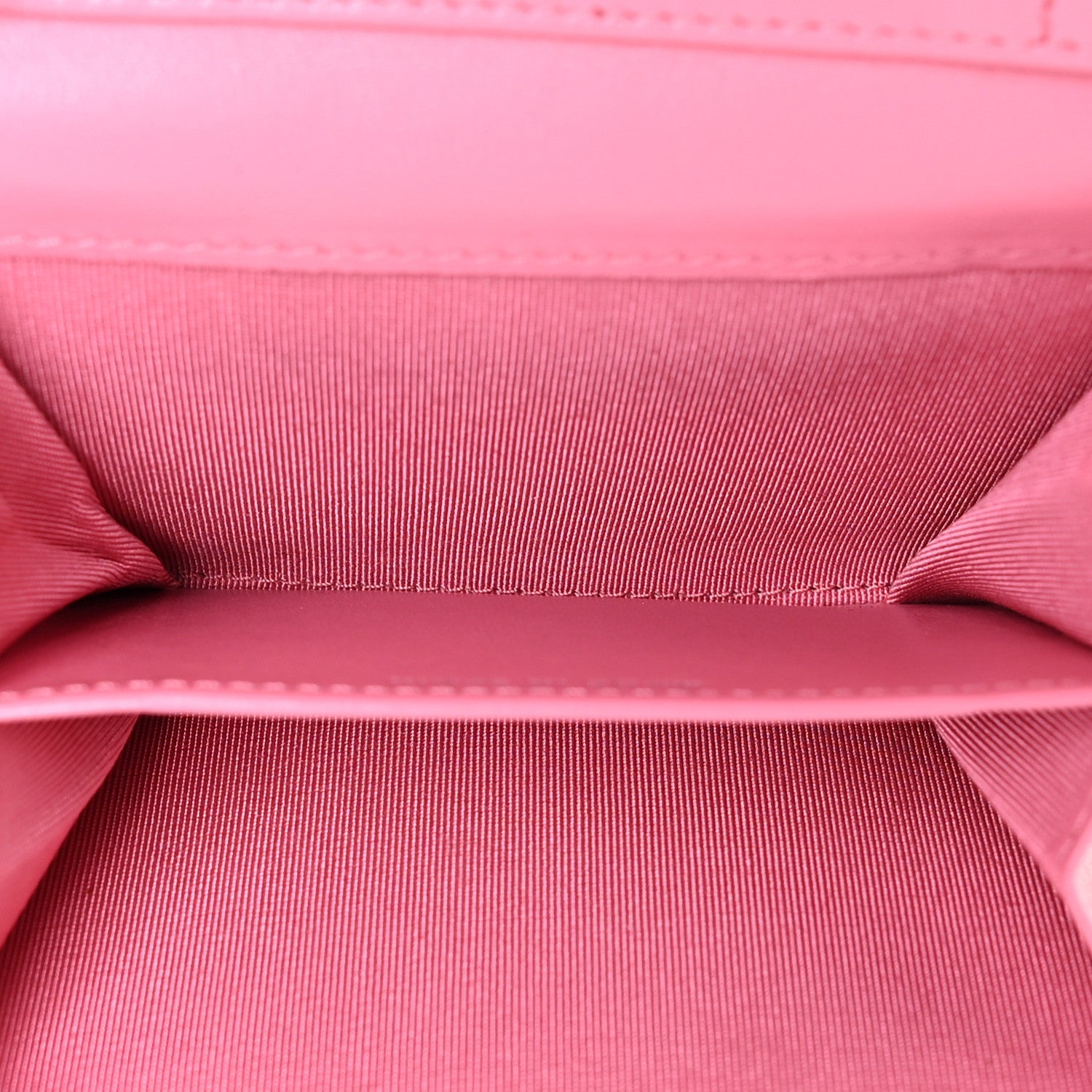 Chanel Lambskin Quilted Flap Card Holder On Chain Pink 5 of 12