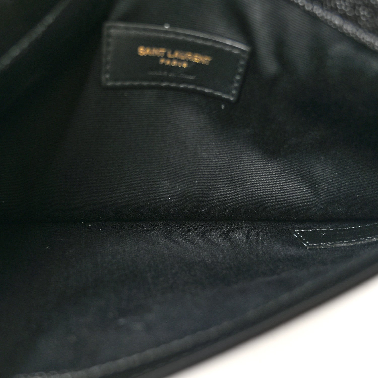 Saint Laurent Grain De Poudre Uptown Pouch Black 5 of 8
