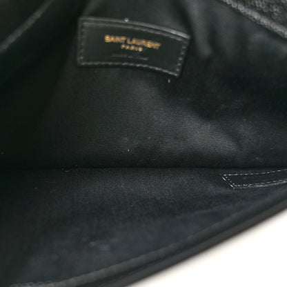 Saint Laurent Grain De Poudre Uptown Pouch Black 5 of 8