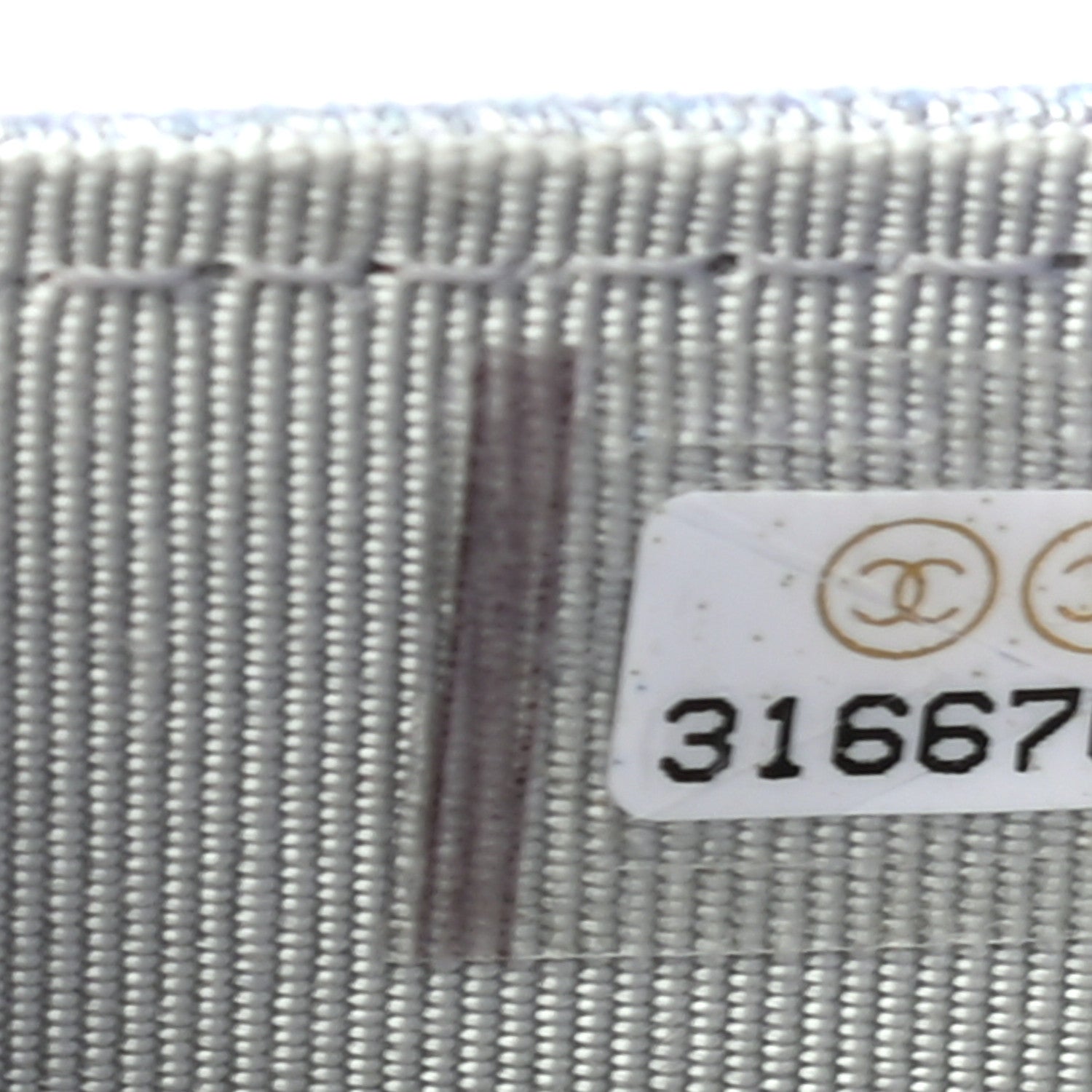 Chanel Gradient Metallic Calfskin Quilted Flap Card Holder Wallet Silver Blue Yellow Purple 8 of 8