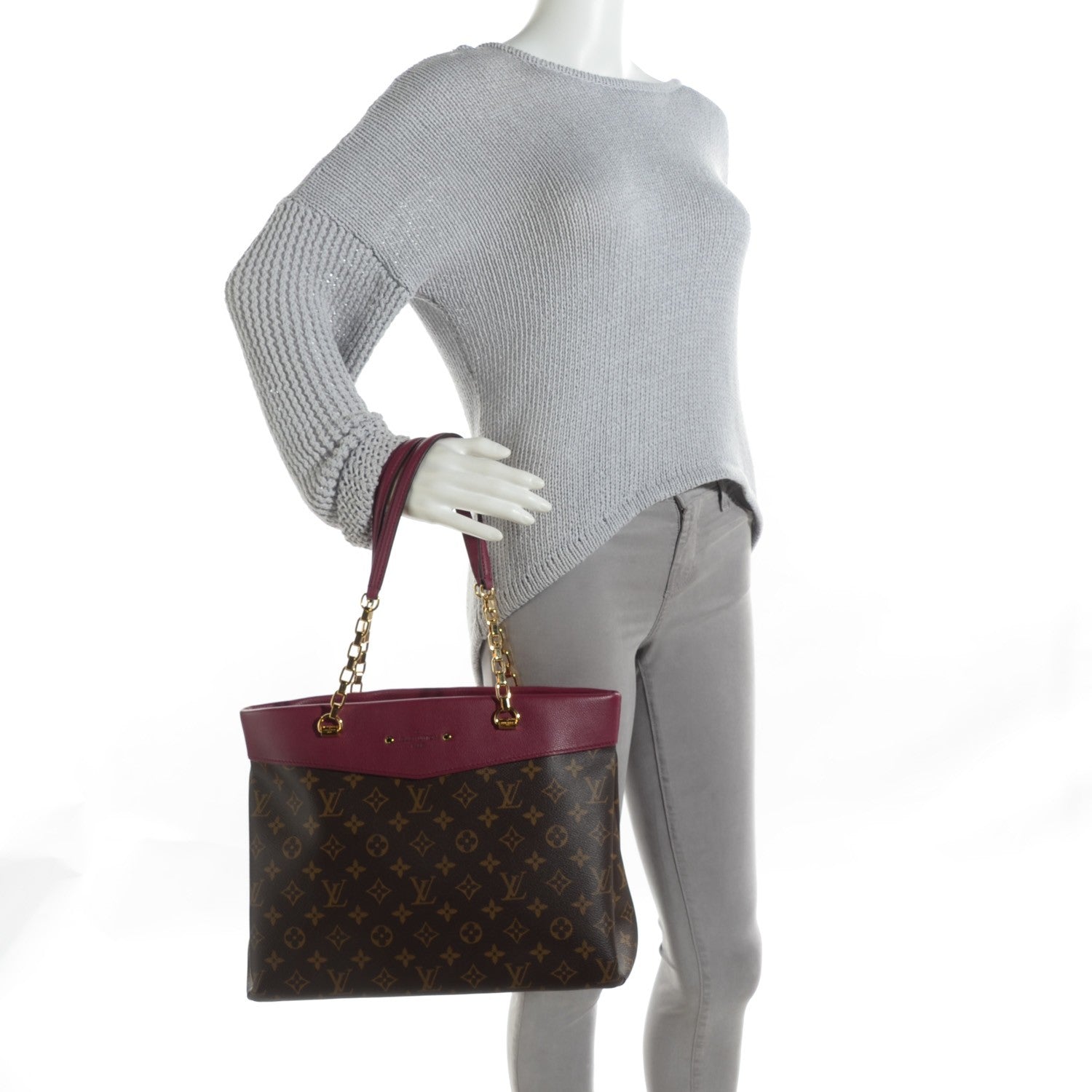Louis Vuitton Monogram Pallas Shopper Aurore 2 of 7