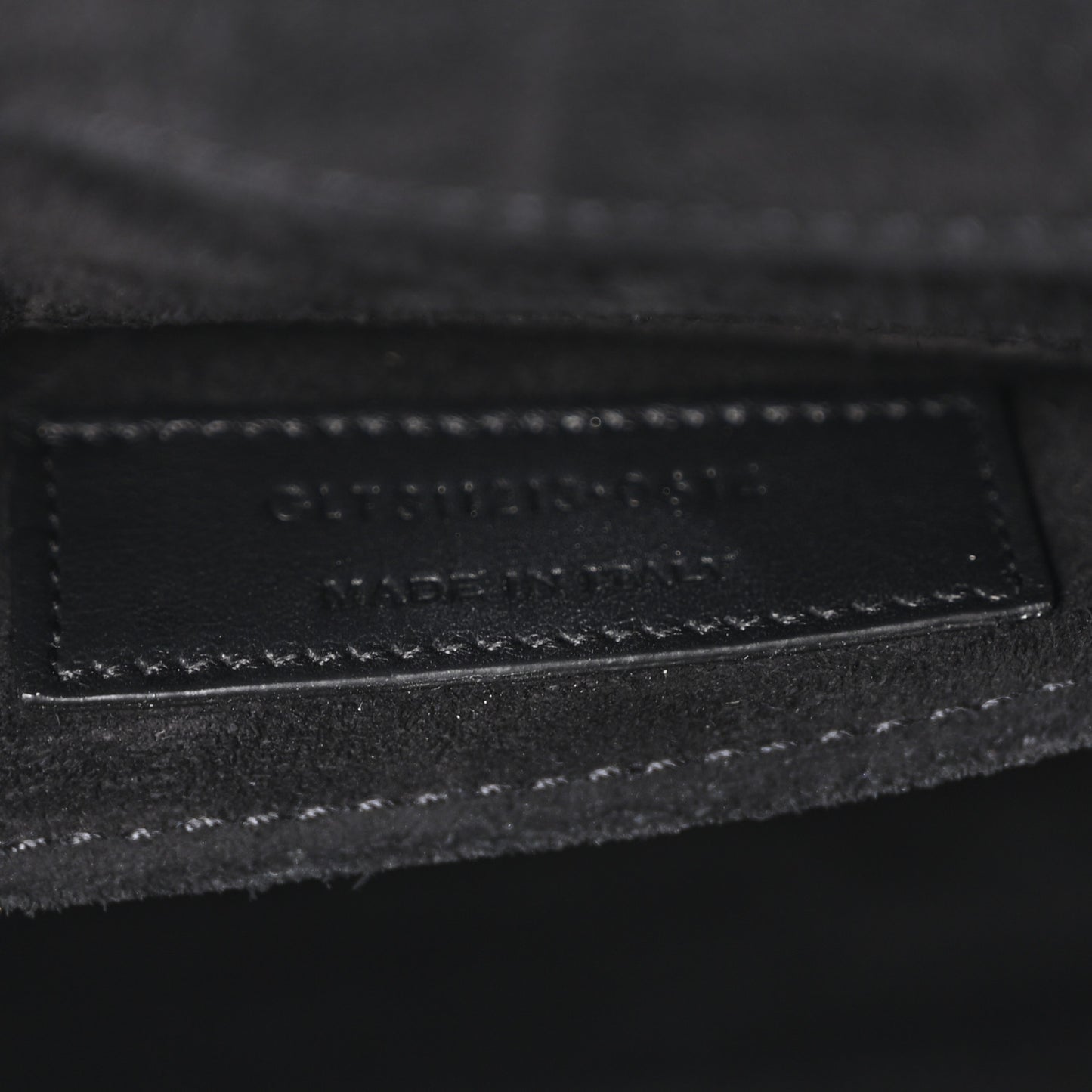 Calfskin Classic Y Ligne Clutch Black
