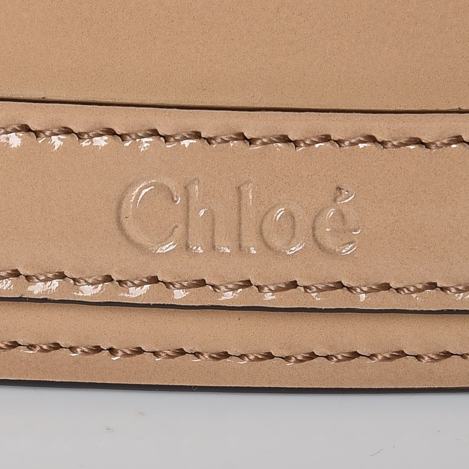 Chloe Patent Suede Small Nile Bracelet Bag Blush Nude 6 of 9
