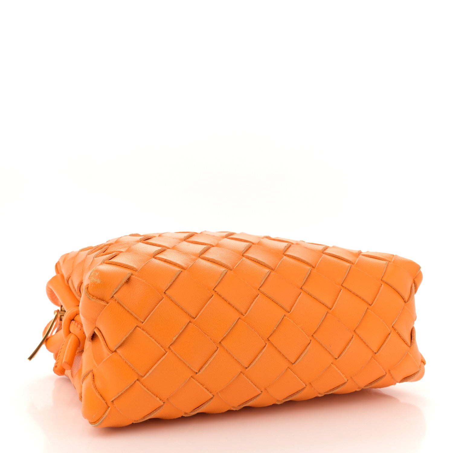Bottega Veneta Nappa Intrecciato Mini Loop Camera Bag Tangerine 4 of 10