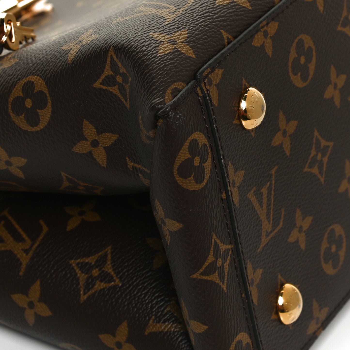 Monogram Flower Tote Caramel
