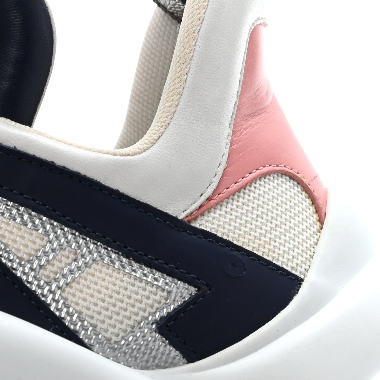 Louis Vuitton Calfskin Technical Nylon LV Archlight Sneaker 37 White Blue Pink 13 of 15