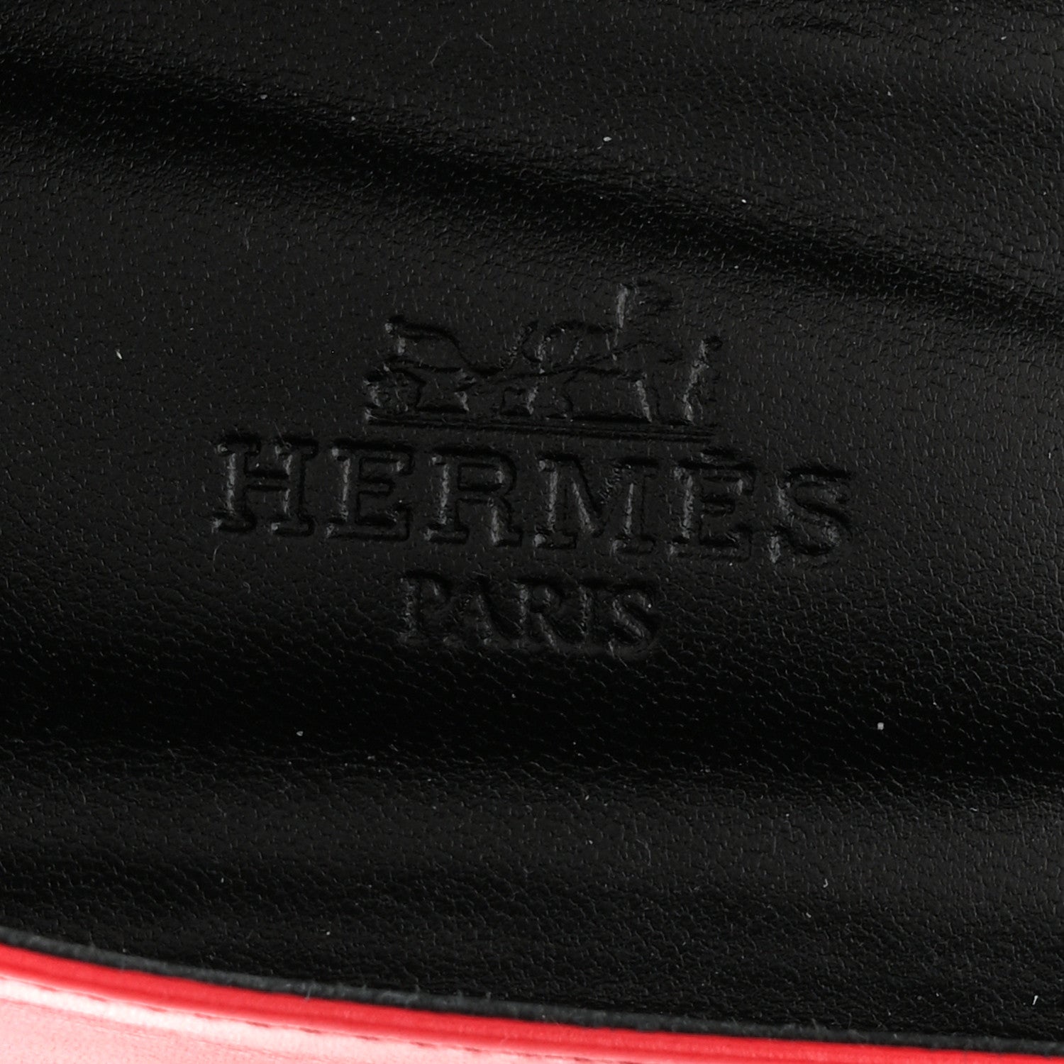 Hermes Calfskin Kelly Ballet Flats 36.5 Rouge Vif 7 of 10