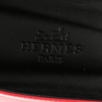 Hermes Calfskin Kelly Ballet Flats 36.5 Rouge Vif 7 of 10