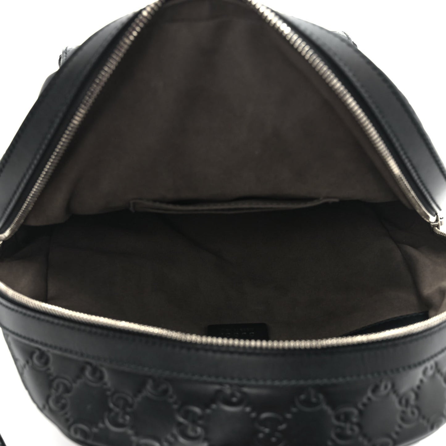 Guccissima Signature Small Day Backpack Black